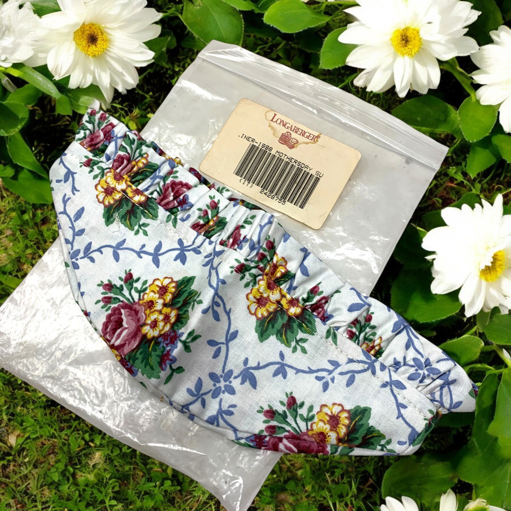 Vintage 1998 NEW Longaberger Mother's Day Floral Liner Only #2428755 NIP